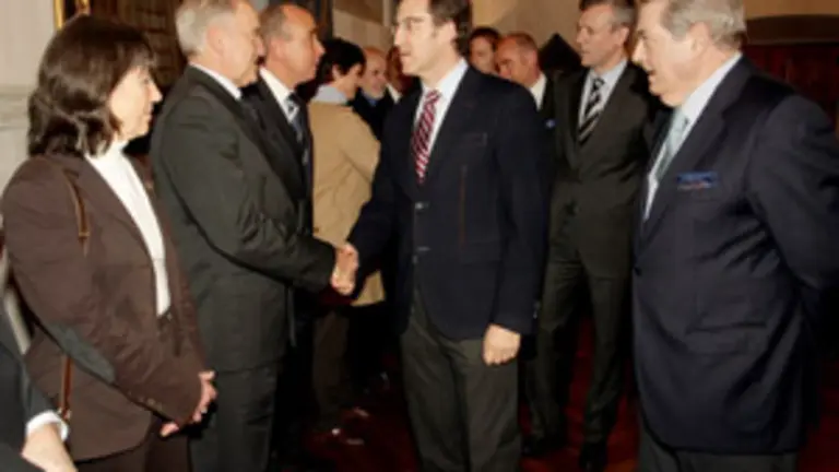  El presidente Feij&oacute;o salud&oacute; a los c&oacute;nsules acreditados en Galicia.