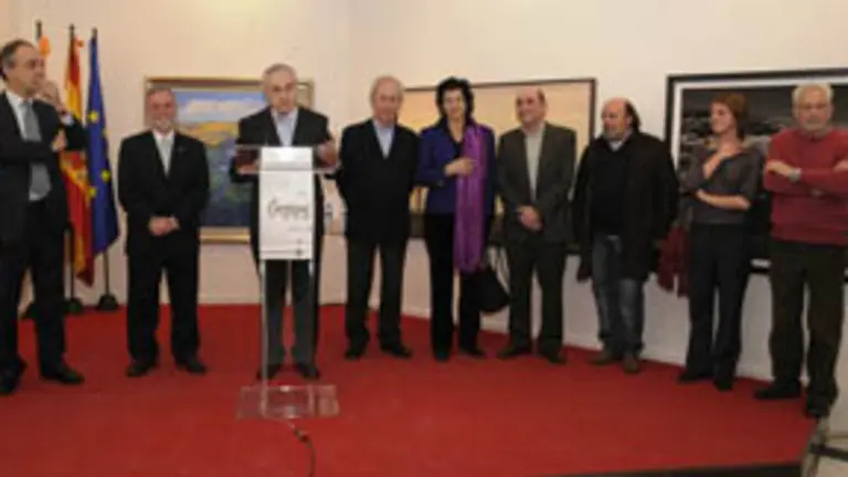  Intervenci&oacute;n de Jos&eacute; Ram&oacute;n &Oacute;nega en la inauguraci&oacute;n de la exposici&oacute;n &lsquo;Cami&ntilde;os&rsquo;.