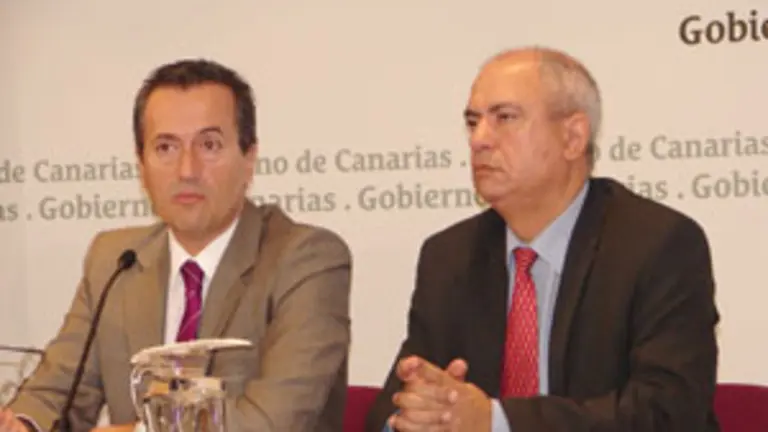  José Miguel Ruano y José Manuel Santana, durante la presentación de la web.