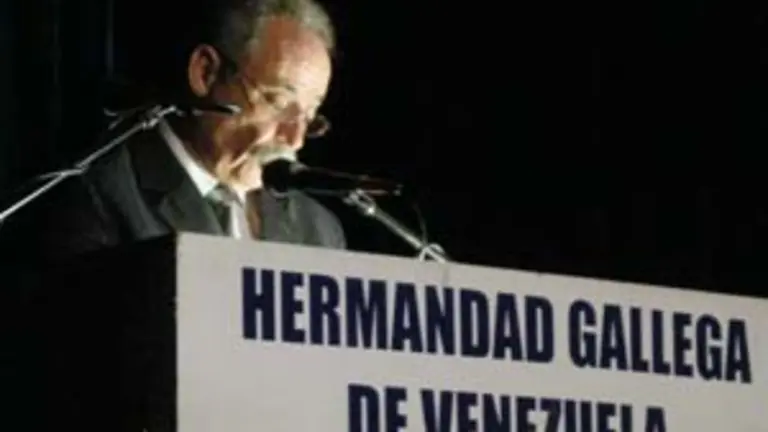  Carlos Jos&eacute; Carreira Quintas, durante su discurso.