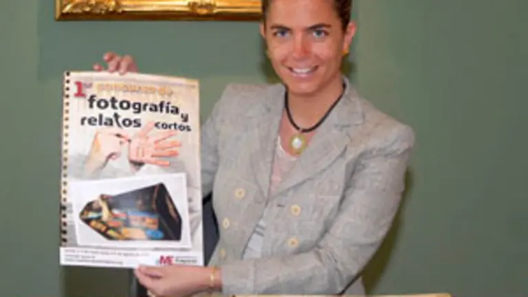 Victoria Cristóbal, durante la presentación del concurso.