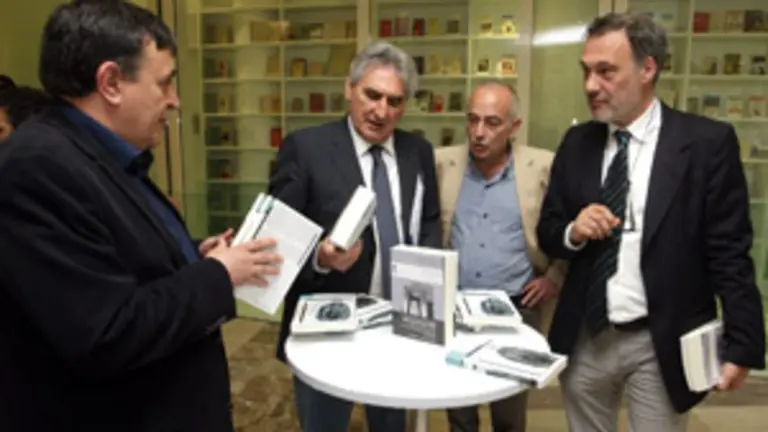  De dcha. a izda., Roberto Varela, Gonzalo Canedo, Francisco L&oacute;pez y Xos&eacute; Manuel Pereiro.