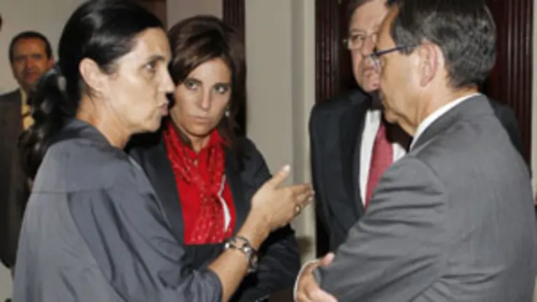  Pilar Rojo, en la reuni&oacute;n de la Confederaci&oacute;n de Presidentes de Parlamentos Auton&oacute;micos, la pasada semana.