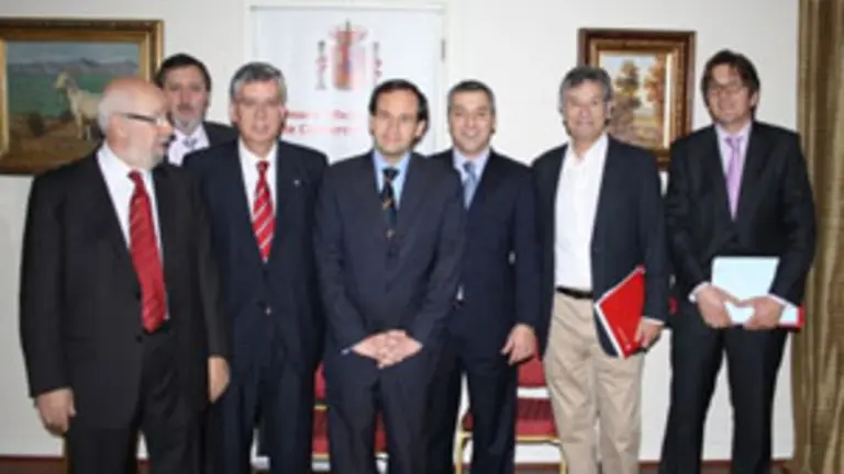  José Ignacio Lebrato, de Camacoes, y miembros de la Misión Comercial de Galicia.