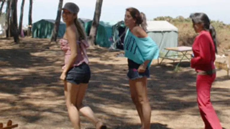 Tres de las voluntarias.