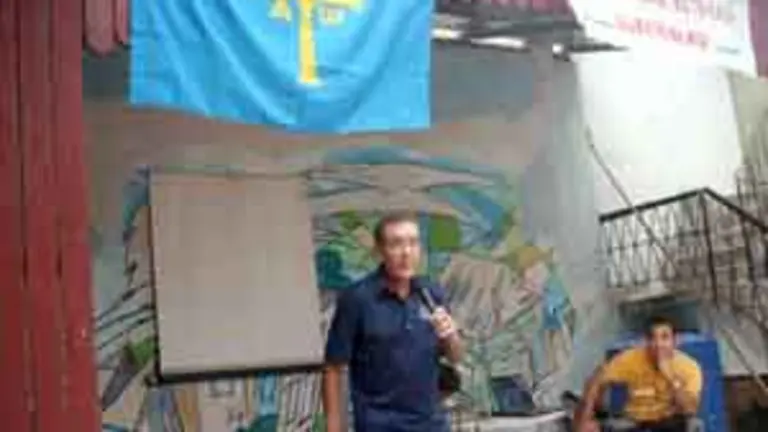  Jorge Brauet, durante su intervenci&oacute;n en el acto.
