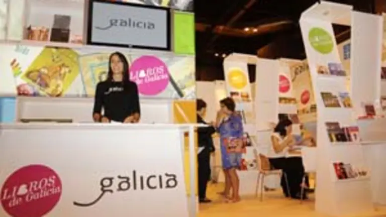  El estand de Galicia en la Feria Internacional del Libro celebrada la pasada semana en Madrid.