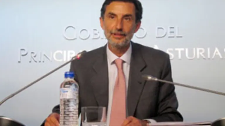  Florentino Alonso, durante su comparecencia tras el Consejo de Gobierno.