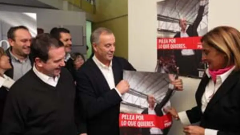  Pachi V&aacute;zquez comparti&oacute; con Abel Caballero el acto celebrado en Vigo.