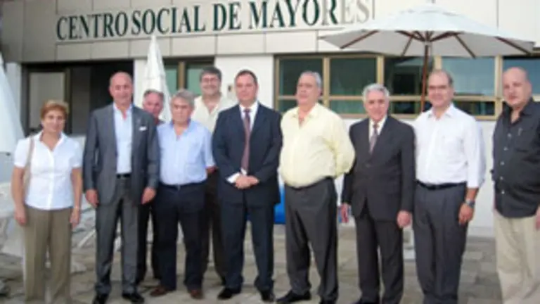  Camba en el Centro Social de Mayores de R&iacute;o de Janeiro, durante su anterior viaje. 