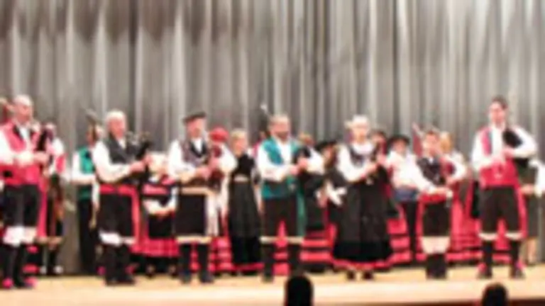  El grupo &lsquo;Sementeira&rsquo; de la asociaci&oacute;n ameniz&oacute; la jornada, a la que se sumaron otras agrupaciones de la colectividad.