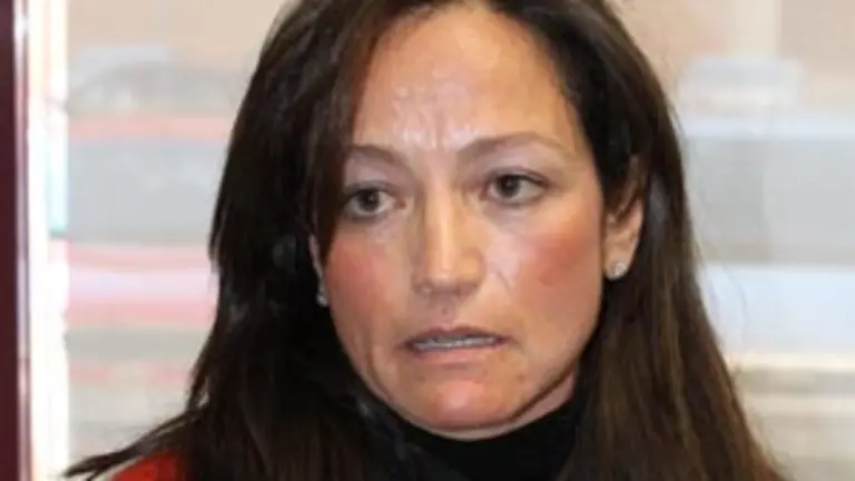  María de Diego, durante su estancia en Salamanca. 