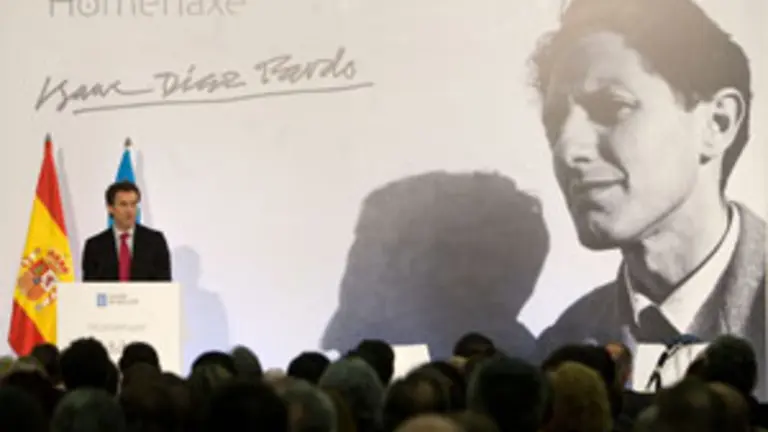  La Cidade da Cultura fue el espacio escogido para el homenaje, en el que intervino, entre otros, el presidente Feij&oacute;o.