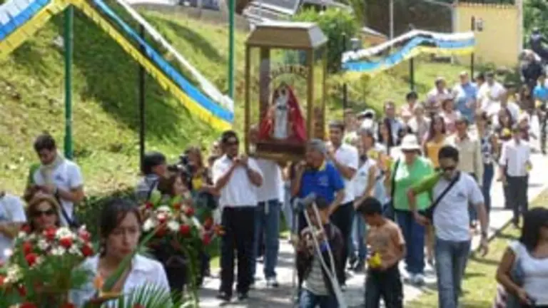  La procesión de la Patrona.