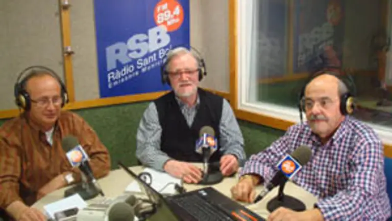 Armando Fern&aacute;ndez &ndash;no centro&ndash;, Xulio Couxil e Antonio D&iacute;az.