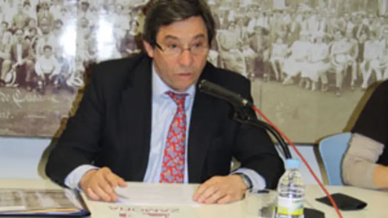 Juan Andrés Blanco, durante su intervención. 