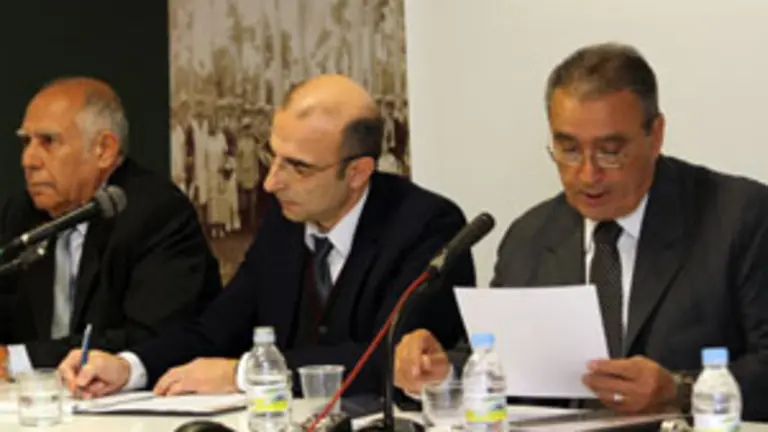  Un momento de la intervención de Pedro Bello.