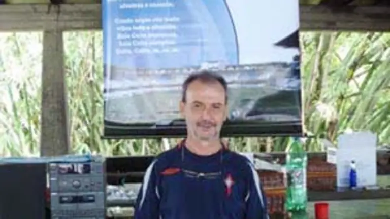 Seraf&iacute;n Pell&oacute;n, presidente de Xuntanza Amigos do Celta Caracas.