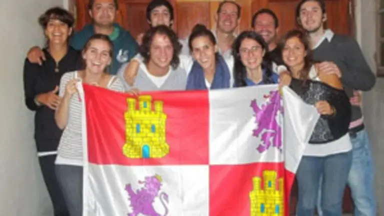 Los jóvenes de castilla y león en Bahía Blanca. 