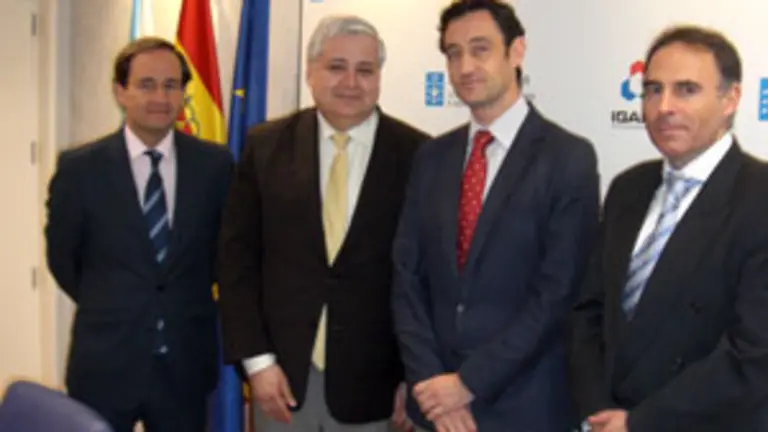 Responsables de la red empresarial se reunieron con Javier Aguilera y Armando Villanueva.