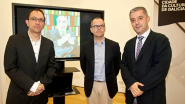 Xes&uacute;s V&aacute;zquez, durante la presentaci&oacute;n del D&iacute;a de las Letras Galegas.