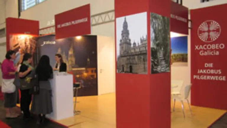 Stand de Galicia en la Feria Internacional de Turismo Religioso 'Gloria'.
