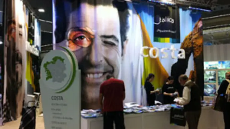 Stand de Galicia en la Feria 'Expovacaciones'.