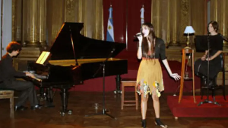 Presentación de Soria en la semana del Buenos Aires Concert.