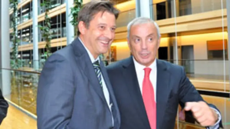 Pachi V&aacute;zquez y javier Moreno.