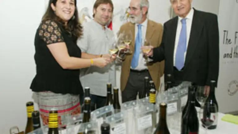 Pazos, Montoto, el periodista Paco Rivera y Ónega