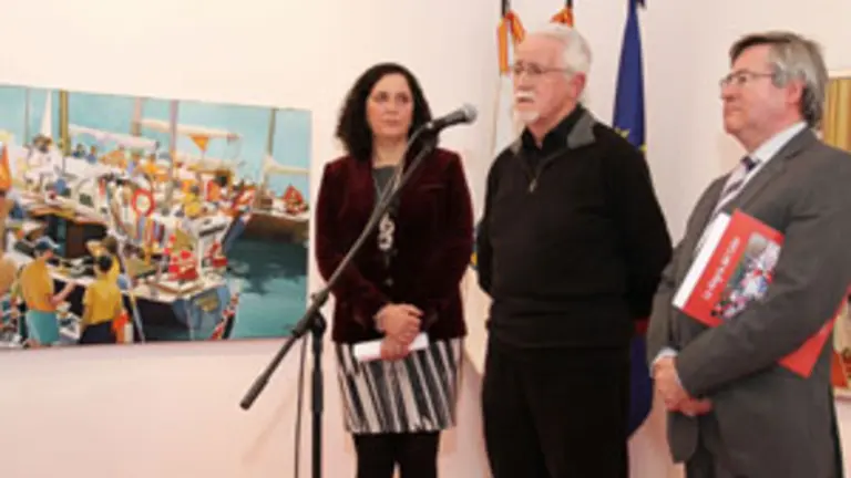 El pintor en la presentación