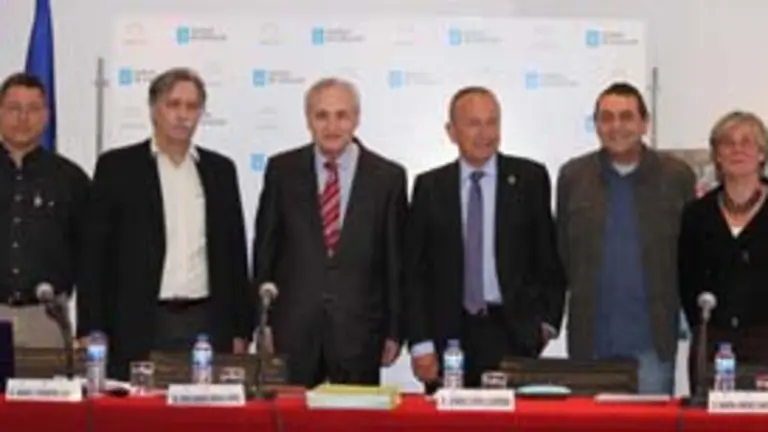 Enrique Díaz, Ángel Ferrero, José Ramón Ónega, Jorge Civis, Ramón Jiménez y Ana R. Barrena 