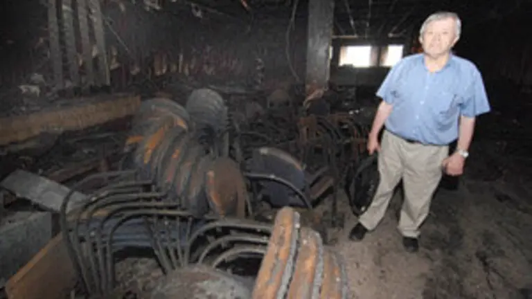 Incendio Casa Galicia de Las Palmas (Foto La Provincia)
