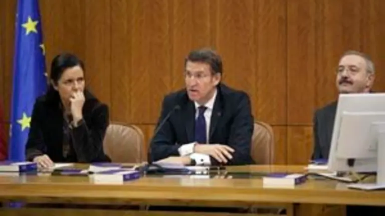 PARLAMENTO11,00 h.-     O mandatario galego, Alberto N&uacute;&ntilde;ez Feij&oacute;o, presidir&aacute; o acto de presentaci&oacute;n do libro Memorias hist&oacute;ricas sobre Australia e particularmente sobre a misi&oacute;n beneditina de Nova Nursia e os usos e costumes dos australianos, de Frei Rosendo Salvado. No Parlamento de Galicia (Pazo do H&oacute;rreo, s/n). foto xo&aacute;n crespo12/12/14