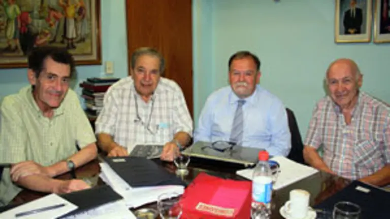 Carnavales Centro Galicia.Roberto Vázquez, Agustin Diz Juan Jose Pombo y Fco Sande