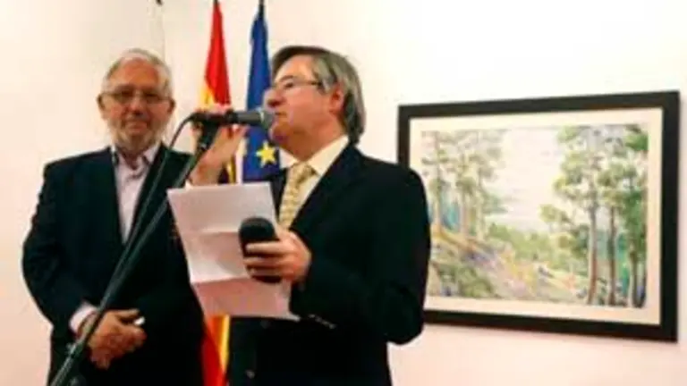 Camarero y Jiménez en la inauguración