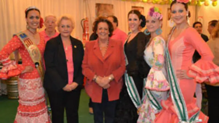 VISITA DE LA ALCALDESA DE VALENCIA, RITA BARBERA