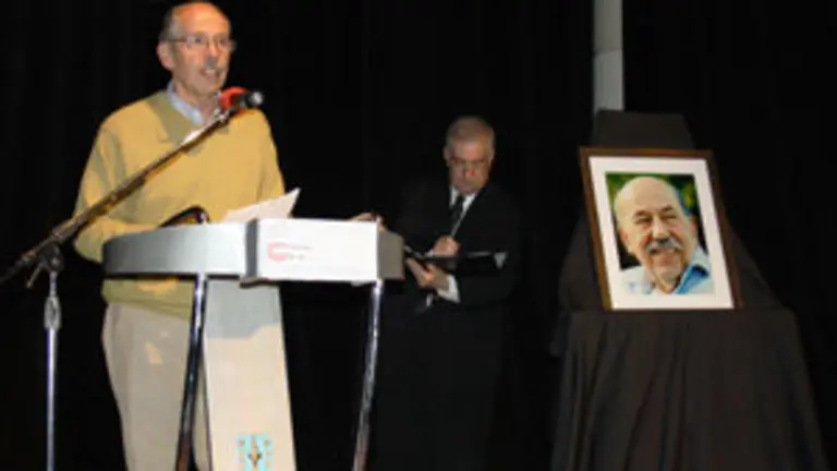 Homenaje Lozano.Juan Carlos Lozano intervención