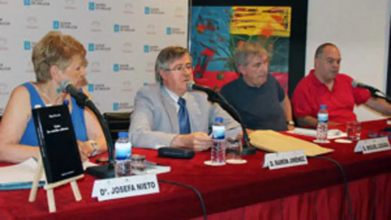 Pepa Nieto, Ramón Jiménez, Miguel Losada y Pablo Méndez en la presentación