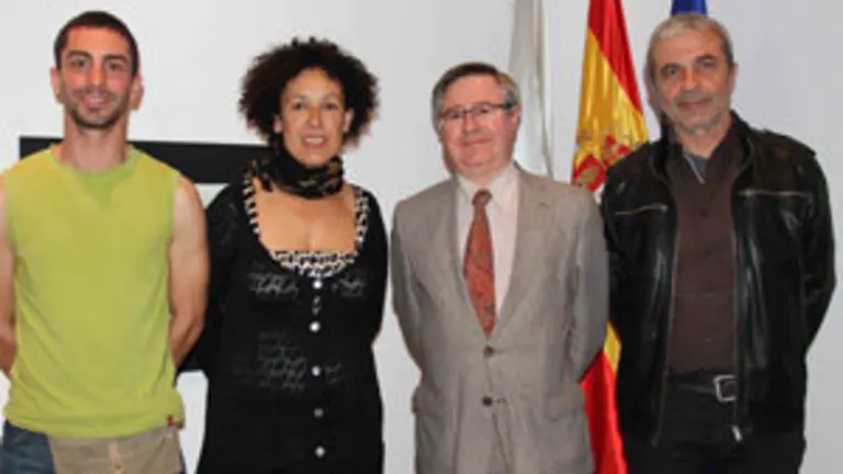 Sergio Martínez, Mercedes Castro y Miquel Insua (de izq a dcha.