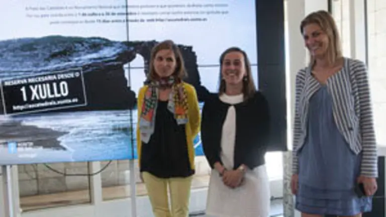 A conselleira de Medio Ambiente, Territorio e Infraestruturas, Ethel V&aacute;zquez, e a directora de Turismo de Galicia, Nava Castro, manter&aacute;n un encontro de traballo cos operadores tur&iacute;sticos sobre o funcionamento do sistema de regulaci&oacute;n de acceso ao Monumento Natural das Catedrais. A directora xeral de Conservaci&oacute;n da natureza, Ver&oacute;nica Tellado, tam&eacute;n participar&aacute; na reuni&oacute;n.