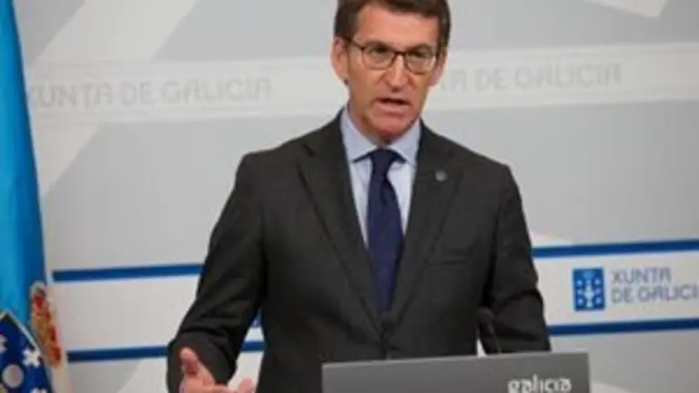 Alberto N&uacute;&ntilde;ez Feij&oacute;o comparecer&aacute; en rolda de prensa para dar conta dos asuntos tratados na reuni&oacute;n do Consello. Na sala de prensa de Consello.foto xo&aacute;n crespo26/11/15