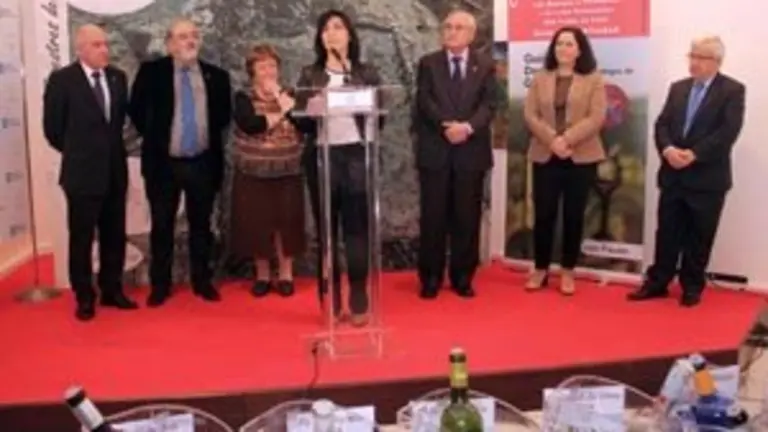 La conselleira interviniendo en la presentación