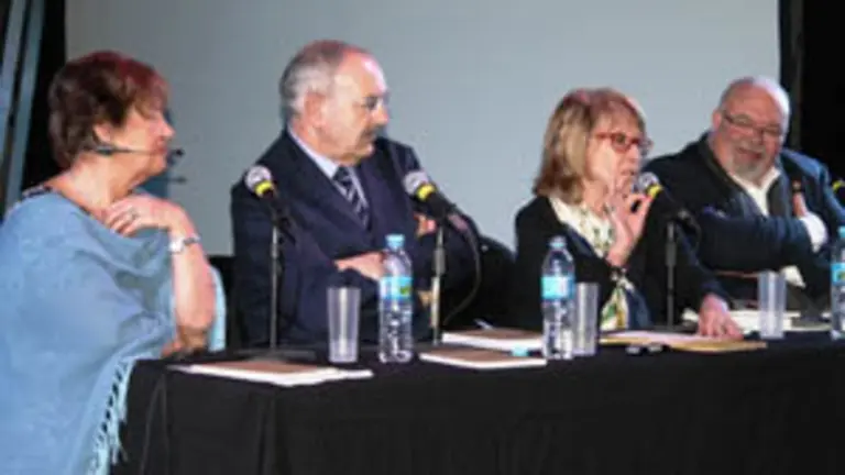 Acto Instituto Argentino de Cultura gallega  Ouzande Villares Delgado y Tosar  MR 4