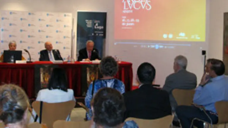 Un momento de la presentación de Arde Lvcvs, con público