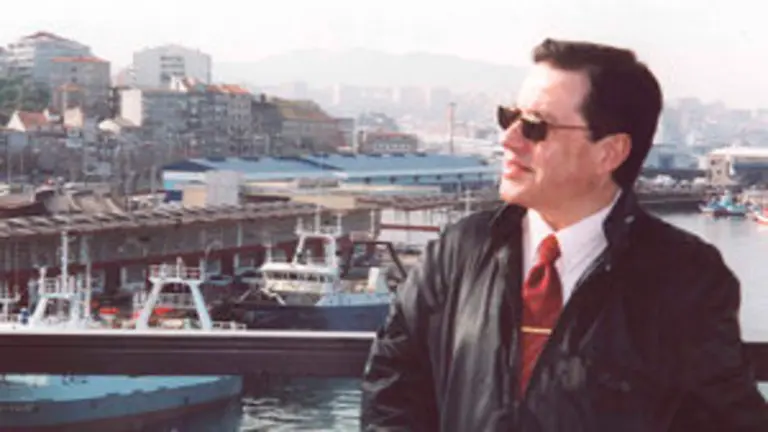 Isaac Otero en el Puerto de Vigo