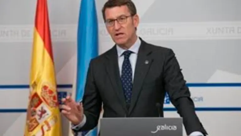 Alberto N&uacute;&ntilde;ez Feij&oacute;o comparecer&aacute; en rolda de prensa para dar conta dos asuntos tratados na reuni&oacute;n do Consello. Na sala de prensa de Consello.foto xo&aacute;n crespo19/01/17