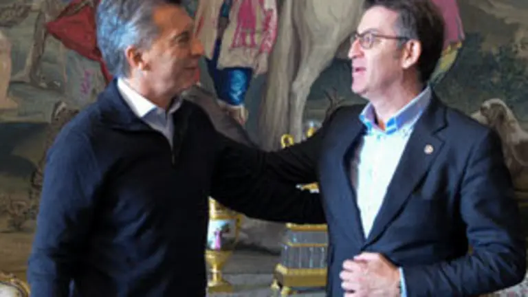 Feijoo y Macri