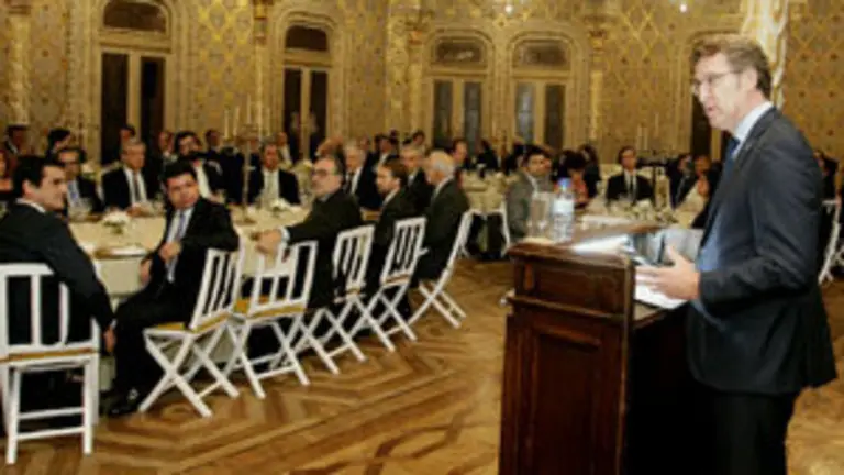 Feijjo Oporto. Acto Asociación Comercial