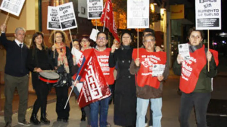 Protesta trabajadores servicio exterior español en Argentina 2